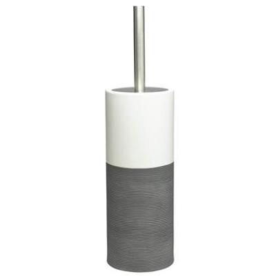 Toiletborstelhouder Sealskin Doppio 10,1 x 26,2 cm Porselein Grijs Toiletborstelhouder Sealskin Doppio 10,1 x 26,2 cm Porselein Grijs