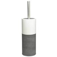 Toiletborstelhouder Sealskin Doppio 10,1 x 26,2 cm Porselein Grijs - thumbnail