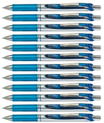 Gelschrijver pentel bl77 energel m lichtblauw | 12 stuks