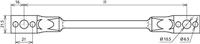 DEHN UEBS 16 L300 B10.5 B6.5 AL CU Overbruggingskabel 1 stuk(s) - thumbnail