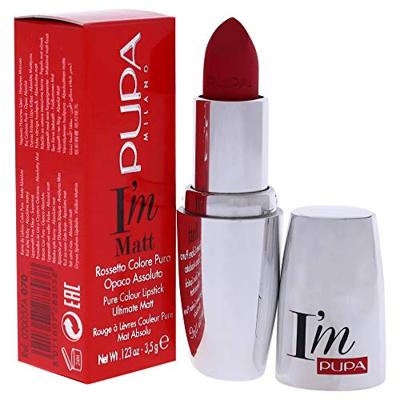 PUPA I'm Matt Pure Colour Lipstick Coral Red 3.5gr PUPA I'm Matt Pure Colour Lipstick Coral Red 3.5gr
