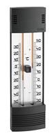 Buitenthermometer kunststof zwart min/max 20 cm - thumbnail