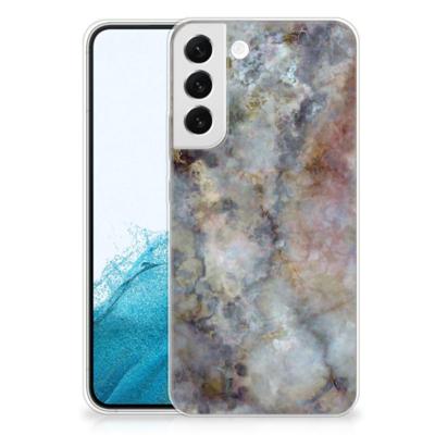 Samsung Galaxy S22 Plus | TPU | Siliconen hoesje | Marmer Grijs