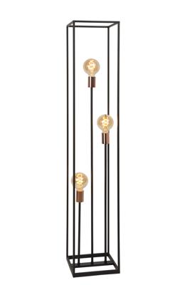 Lucide ARTHUR - Vloerlamp - 3xE27 - Zwart Lucide ARTHUR - Vloerlamp - 3xE27 - Zwart