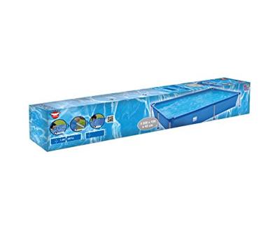 Wehncke Stalen Frame Zwembad 228x159x42 cm Blauw