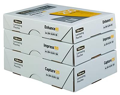 Fellowes Lamineerfolie DIN A4 80 micron glanzend 250 stuk(s)