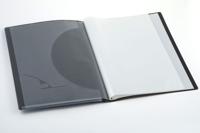 Europel showalbum Opus Frontview, ft A4, PP, 30 tassen, antraciet - thumbnail