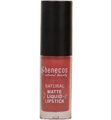 Benecos Natural Matte Liquid Lipstick Rosewood Romance