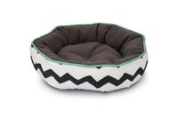 Beeztees mukke - kattenmand - zwart/wit - 45x45x12 cm - thumbnail