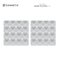 Connetix Base Plate Clear 2 stuks - thumbnail