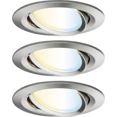 Paulmann 92441 LED-plafondlamp, LED-inbouwlamp 6 W IJzer (geborsteld)