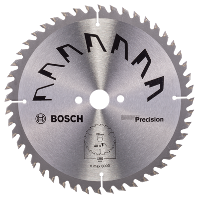 Bosch Accessoires Cirkelzaagblad Precision 190X2X20/16,T48 - 2609256867