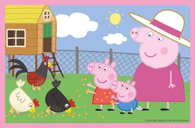 Clementoni blokpuzzel peppa pig, 6st. - thumbnail