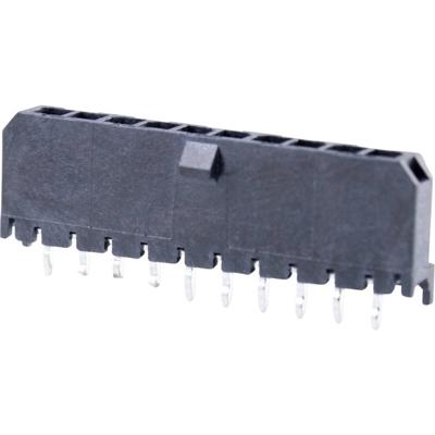 Molex 436501015 Male header, inbouw (standaard) Totaal aantal polen: 10 Rastermaat: 3 mm Inhoud: 1 stuk(s) Tray