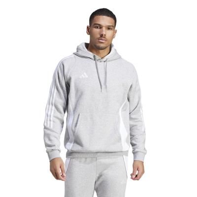 adidas Tiro 24 Sweat Hoodie Lichtgrijs Wit