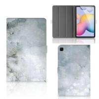 Hoes Samsung Galaxy Tab S6 Lite | S6 Lite (2022) Painting Grey - thumbnail