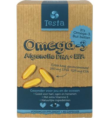 Testa Omega-3 Algenolie DHA & EPA Capsules Testa Omega-3 Algenolie DHA & EPA Capsules