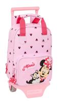 Schoolrugzak met Wielen Minnie Mouse Naive Roze 20 x 28 x 8 cm - thumbnail