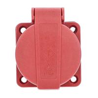 AS Schwabe 45080 Stopcontact (inbouw) IP54 Rood - thumbnail