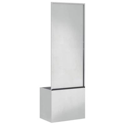 Tuinplant met Decoratief Paneel Zilver 50 x 140 cm Tuinplant met Decoratief Paneel Zilver 50 x 140 cm