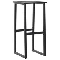 Barkrukken 4 st 38x38x80 cm gepoedercoat staal zwart - thumbnail