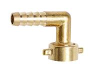 Kirchhoff Messing hoek slangkoppeling, blanco, 1/2" moer x 3/8" mondstuk - 987388248 - thumbnail