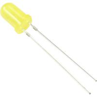 TRU COMPONENTS Bedrade LED 5 mm Geel Rond 5 mm 100 mcd 60 ° 20 mA - thumbnail