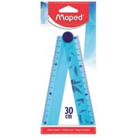 Liniaal maped arctic vibes 30cm opvouwbaar blauw - thumbnail