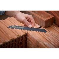 DeWalt Accessoires Reciprozaagblad HM 240x12,7mm, Cellenbeton/baksteen/vezelcementplaten - S1543HM - DT2420-QZ - thumbnail