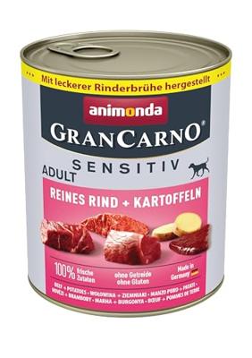 ANIMONDA GranCarno Adult Sensitiv Beef with potatoes - natvoer voor honden - 800g