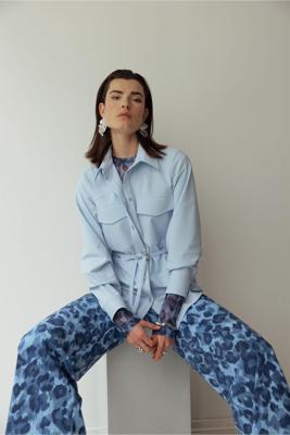 Studio Anneloes Bodil Bonded Jacket 13575 Jackets 7000 Pastel Blue