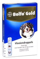 Bolfo Gold Vlooiendruppels Hond - 25 tot 40 kg - 400 mg 2 pipetten - thumbnail