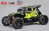 FG 1/6 Monster Buggy 4WD RTR met 26cc motor - thumbnail