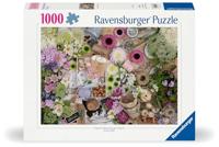 Ravensburger legpuzzel voor de liefde van bloemen, 1000st. - thumbnail