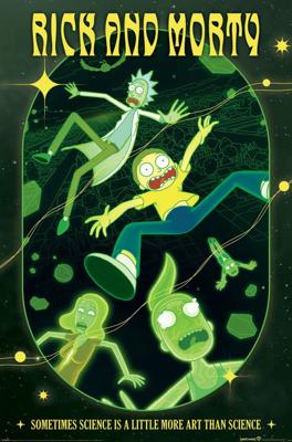 Poster Rick and Morty - Rave Rickrival 61x91,5cm Poster Rick and Morty - Rave Rickrival 61x91,5cm