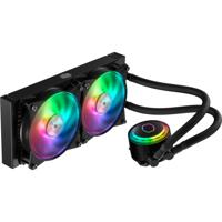 ML240R RGB - Vloeistof-koelsysteem - aluminium - 2 x 120 mm - zwart - thumbnail