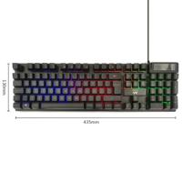 Toetsenbord Ewent PL3319 Zwart Qwerty Spaans - thumbnail
