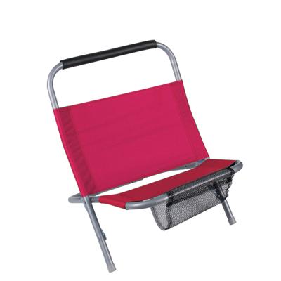 Praktische Opvouwbare Strandstoel - 60x47x40cm - Fuchsia - Campingstoel - Beach - Zomer - Camping - Outdoor.