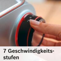 Bosch Küchenmaschine Serie 8 OptiMUM, 1600 Watt, silber Foodprocessor RVS - thumbnail