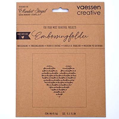 Mundart Stempel • embossing sjabloon duitse tekst "danke"