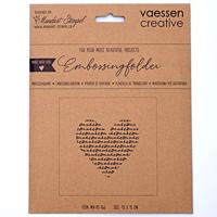 Mundart Stempel • embossing sjabloon duitse tekst "danke" - thumbnail