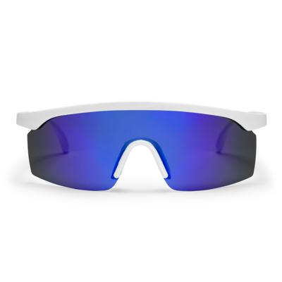 CHPO bril lelle white/blue mirror