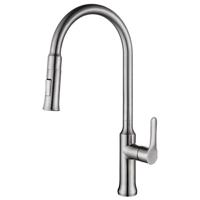 Wiesbaden 304-Oxford RVS Keukenkraan + uittrekb.handdouche - thumbnail