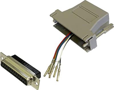 BKL Electronic 10121124 Adapter D-SUB-bus 25-pol. - RJ12-bus 1 st. Single