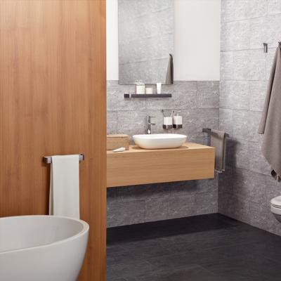 Planchet Haceka Aline Grey 46x3,5 cm Aluminium Mat Grijs Planchet Haceka Aline Grey 46x3,5 cm Aluminium Mat Grijs