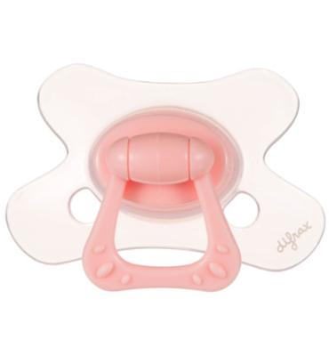 Difrax Fopspeen natural 12+ maanden bubble gum rose (1 st)