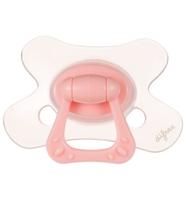 Difrax Fopspeen natural 12+ maanden bubble gum rose (1 st) - thumbnail