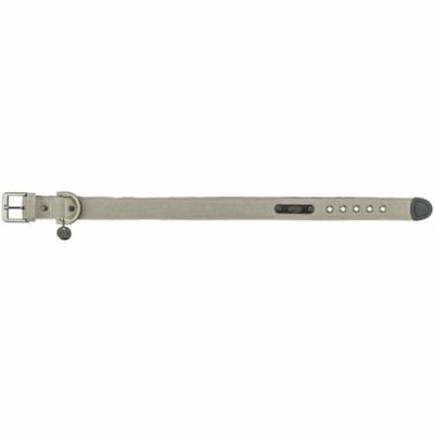 TRIXIE HALSBAND HOND CITYSTYLE EXTRA BREED KATOEN LICHTGRIJS 50-57X3,5 CM
