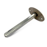 De Oude Deurklink Slotstift met montageplaat - thumbnail
