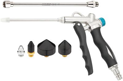 HAZET blaaspistool set "9040-4/6". air blow guns/nozzle set